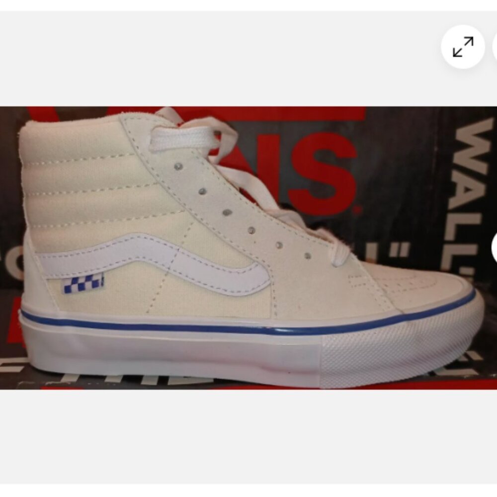 Vans Men's 4/Women's 5.5 Sk8-Hi Popcush Sockliners White